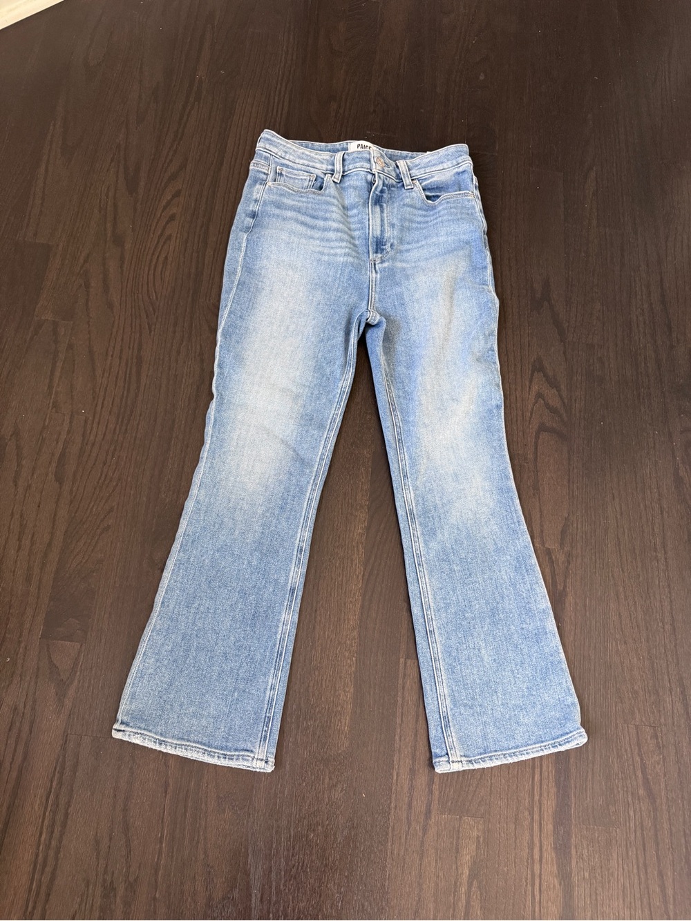 Paige Claudine Light Wash Women's Flare Jeans